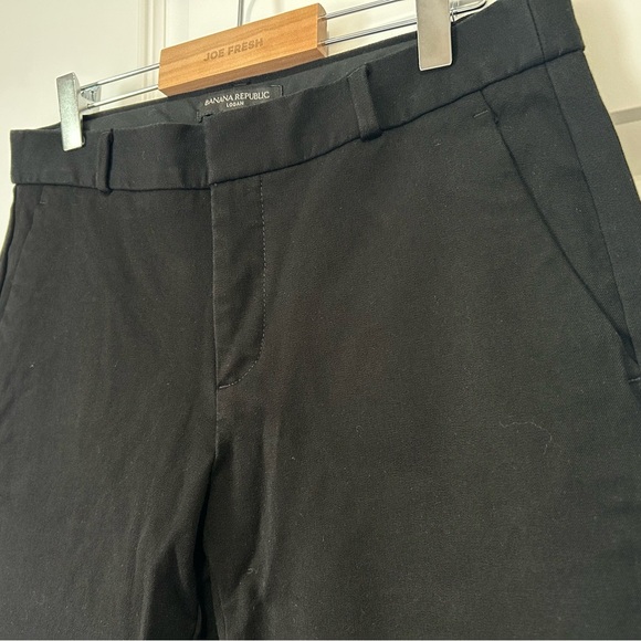 Banana Republic Logan Black Trouser Dress Pants - Picture 6 of 8